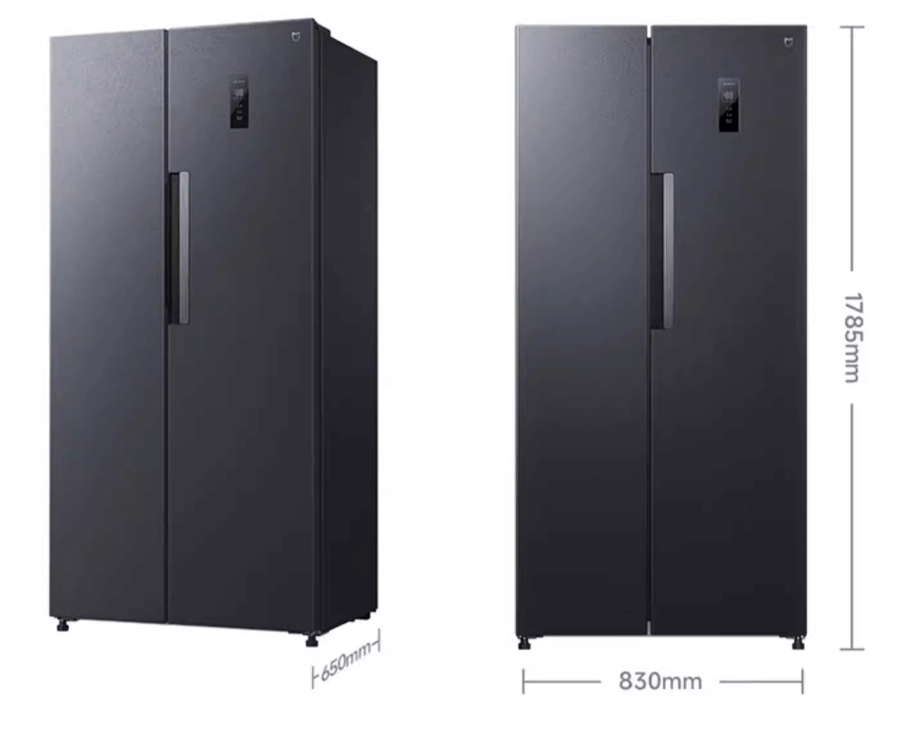 冰箱竖放示意图