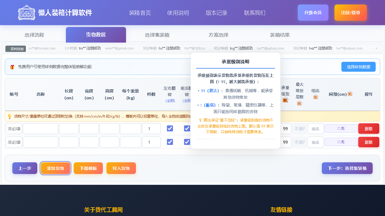 承重级别